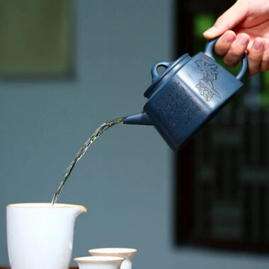 Yixing Zisha Teapot [Yangshen Liufang] (Tian Qing Ni -370ml)
