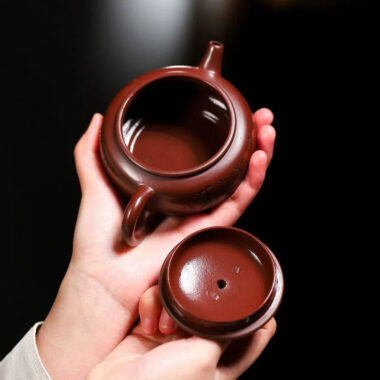 Yixing Zisha Teapot [Zhou Pan] (Zi Zhu Ni – 200ml)