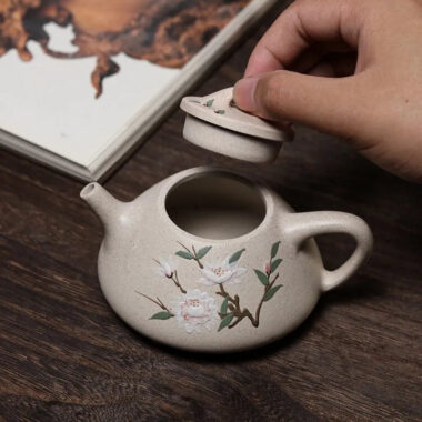 Yixing Zisha Teapot [Ziye Shi Piao] (Bai Duan Ni – 250ml)