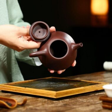 Yixing Zisha Teapot [Ziye Shi Piao] (Zi Ni – 240ml)
