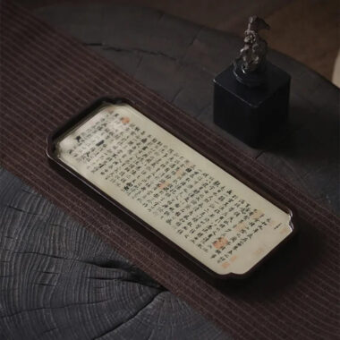 Chinese Sytle [Lanting Xu] Bamboo Tea Tray
