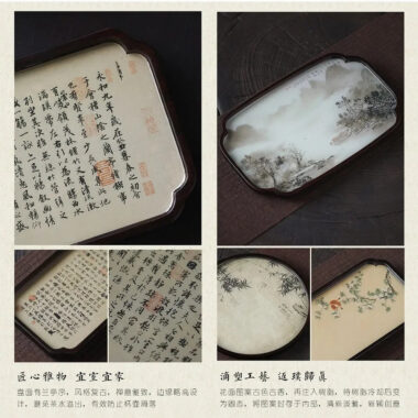 Chinese Sytle [Lanting Xu] Bamboo Tea Tray