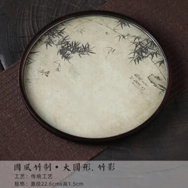 Chinese Sytle [Lanting Xu] Bamboo Tea Tray