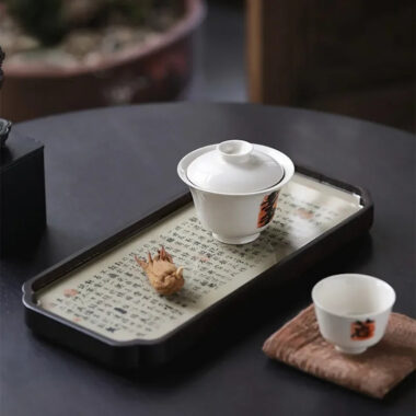 Chinese Sytle [Lanting Xu] Bamboo Tea Tray
