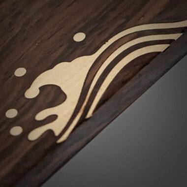 Ebony Copper Frame Tea Tray