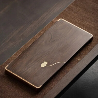 Ebony Copper Frame Tea Tray