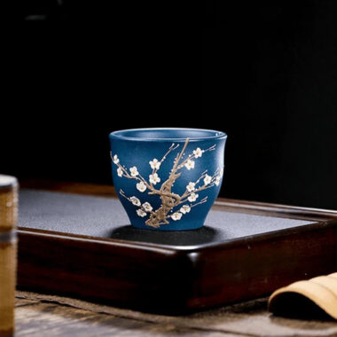 Full Handmade Yixing Zisha Master Tea Cup Gift Set [Dark Fragrance]