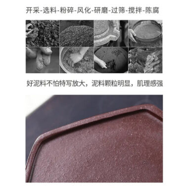 Full Handmade Yixing Zisha Shanshui Color Painted Teapot [Liufang Qin Quan] (Lao Zi Ni – 290ml)
