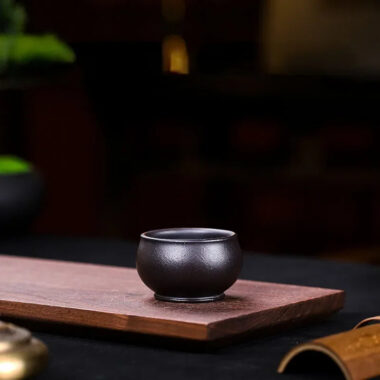 Full Handmade Yixing Zisha Teapot [An Xiang] 1 Pot 5 Cups Set (Shi Huang – 280ml)