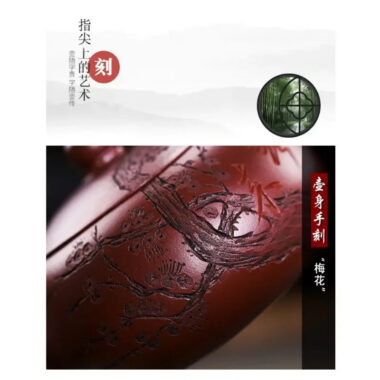 Full Handmade Yixing Zisha Teapot [An Xiang Xishi] (Long Xue Sha – 250ml)