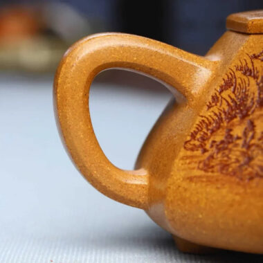 Full Handmade Yixing Zisha Teapot [Bafang Shi Piao Pot] (Wucai Lao Duan Ni – 200/320ml)