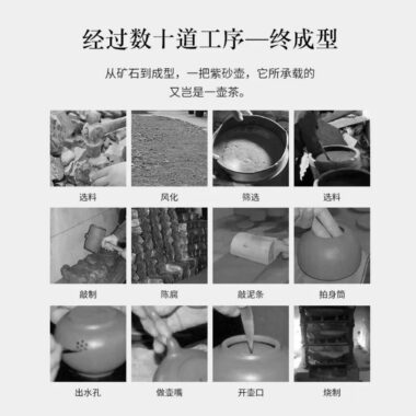 Full Handmade Yixing Zisha Teapot [Bi-color Bamboo Pot] (Zi Ni/Hong Ni – 160ml)