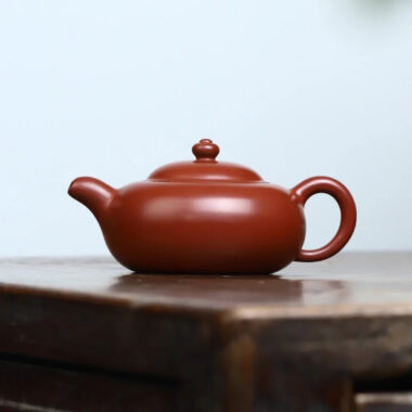 Full Handmade Yixing Zisha Teapot [Bian Yuan Zhu Pot] (Daohongpao – 230ml)