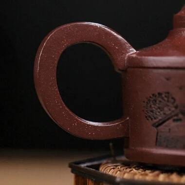 Full Handmade Yixing Zisha Teapot [Feng Wu Jiu Tian] (Lao Zi Ni – 410ml)