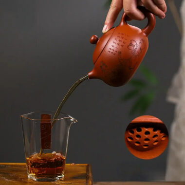Full Handmade Yixing Zisha Teapot [Guifei Zuijiu Xishi] (Xiao Meiyao Zhu Ni – 300ml)