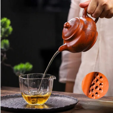 Full Handmade Yixing Zisha Teapot [Ji Tu Nao Chun] (Zhao Zhuang Zhu Ni – 320ml)