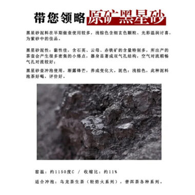 Full Handmade Yixing Zisha Teapot [Life Like Tea] (Hei Xing Sha – 320ml)
