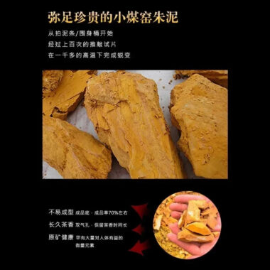Full Handmade Yixing Zisha Teapot [Ling Hua Hanwa] (Xiao Meiyao Zhu Ni – 180ml)