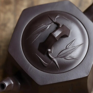 Full Handmade Yixing Zisha Teapot [Liufang Blessing Pot] (Lao Zi Ni – 150/260ml)