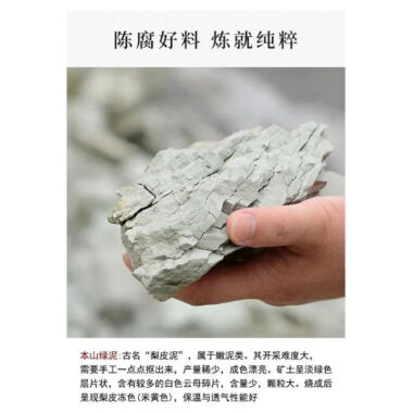 Full Handmade Yixing Zisha Teapot [Mei Zhu Shuang Qing] (Bensan Lu Ni – 230ml)