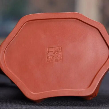 Full Handmade Yixing Zisha Teapot [Plum Tree Trunk Pot] (Zhu Ni – 250ml)