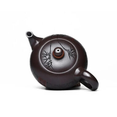 Full Handmade Yixing Zisha Teapot [Shilai Yun Zhuan] (Zi Jia Ni – 380ml)