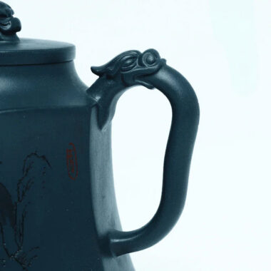 Full Handmade Yixing Zisha Teapot [Wei Er Bu Zheng] (Tian Qing Ni – 260ml)