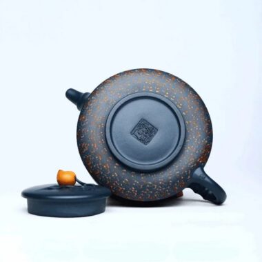 Full Handmade Yixing Zisha Teapot [Xiantao] (Tian Qing Ni – 350ml)