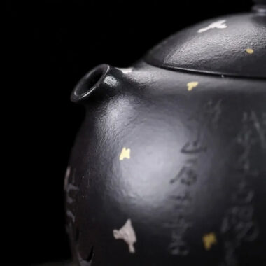 Full Handmade Yixing Zisha Teapot [Xixin Xishi] (Hei Luolan – 220ml)
