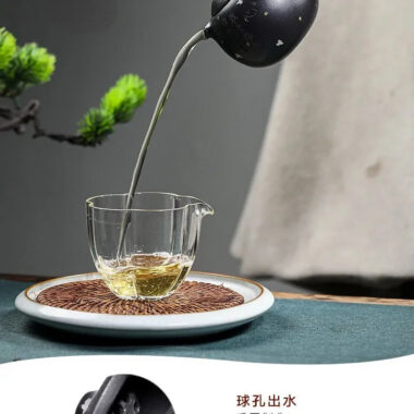 Full Handmade Yixing Zisha Teapot [Xixin Xishi] (Hei Luolan – 220ml)