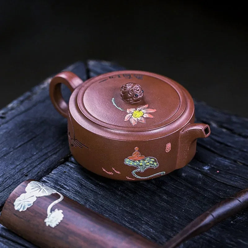Full Handmade Yixing Zisha Teapot [Yiqie You Wei] (Zi Ni – 250ml)