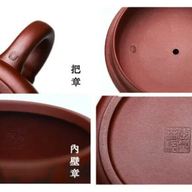 Full Handmade Yixing Zisha Teapot [Yun Shui Chan Xin] (Long Xue Sha – 350ml)