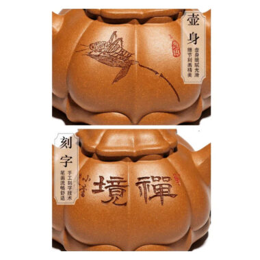 Full Handmade Yixing Zisha Teapot [Zen] (Lao Duan Ni – 260ml)