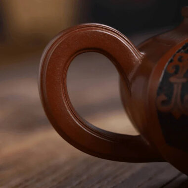Full Handmade Yixing Zisha Teapot [Zhi Xing He Yi] (Di Cao Qing – 360ml)