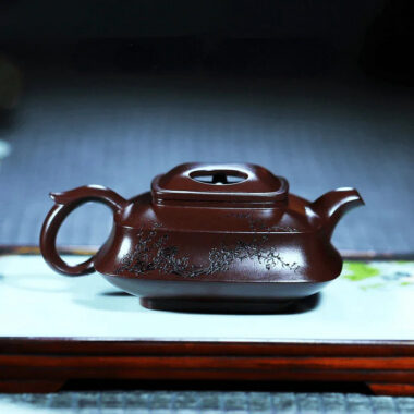 Full Handmade Yixing Zisha Teapot [Zui Mei] (Zi Jia Ni – 200ml)