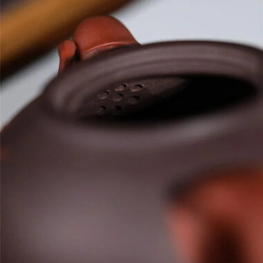 Handmade Yixing Zisha Teapot [Three Friends of Winter] (Zi Ni – 220ml)