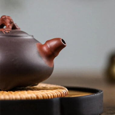 Handmade Yixing Zisha Teapot [Three Friends of Winter] (Zi Ni – 220ml)