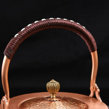Luxury [Cylindrical Hammer Pattern] Copper Kettle 1.8L
