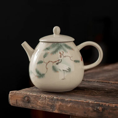 Plant Ash Ceramic Gongfu Tea Gift Set