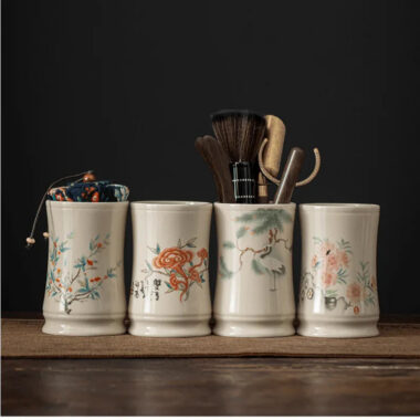 Plant Ash Ceramic Gongfu Tea Gift Set
