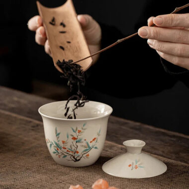 Plant Ash Ceramic Gongfu Tea Gift Set