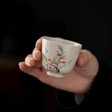 Plant Ash Ceramic Gongfu Tea Gift Set