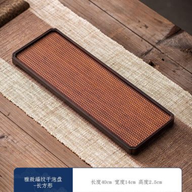 Retro Bamboo Tea Tray