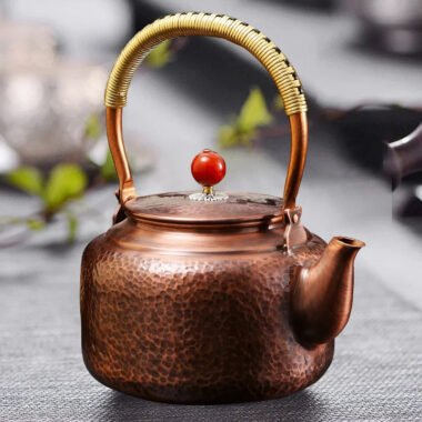 Retro Copper [Barrel Hammer Pattern] Kettle 1.4L