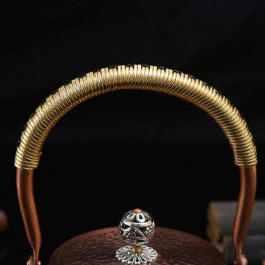 Retro Copper [Flat Hammer Pattern] Kettle 1.2L