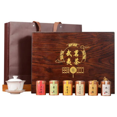 Wuyi Yan Cha [Narcissus / Rougui / Qilan / Da Hong Pao | Jin Jun Mei / Lapsang Souchong] Small Cannd Gift Box Set 250g