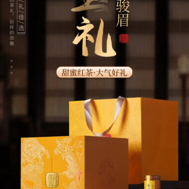 Wuyi Yan Cha Premium [Jin Jun Mei] Elegant Gift Box Set 240g