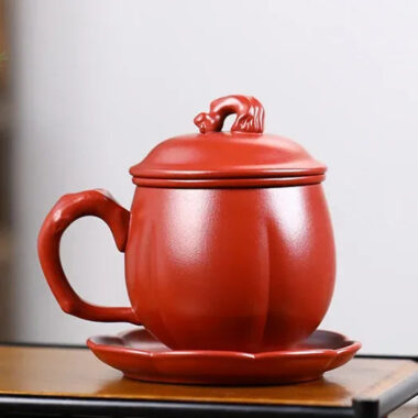 Yixing Zisha Tea Mug with Filter [An Xiang] 300ml