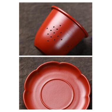 Yixing Zisha Tea Mug with Filter [An Xiang] 300ml