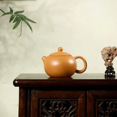 Yixing Zisha Teapot [5-color Xishi Pot Set] (5 Clay Types – 220ml±50cc)